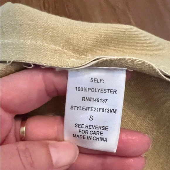 #1034+Chic Cream Button-Front Skirt - Picture 6 of 12